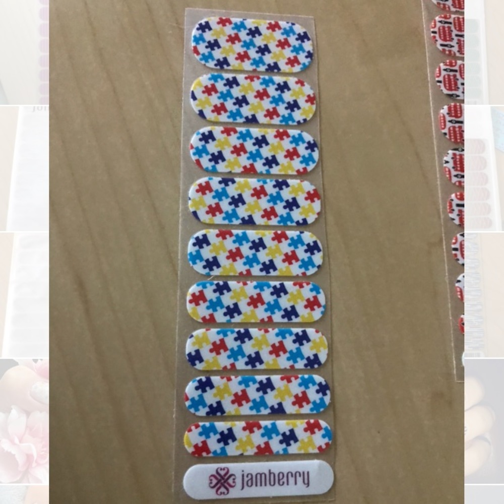 Jamberry half sheet Autism Awareness